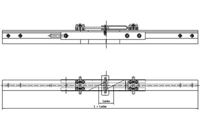 Expansion joint (for steel conductor rail)