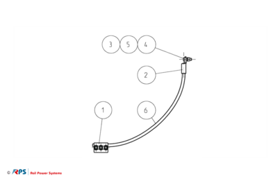 Rückleiter-Anschluss mit Seil 243-Al1
