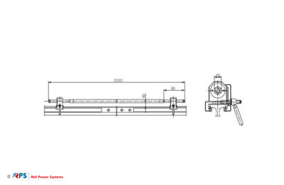 Adjusting spindle for expansion joint