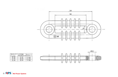 Abspannisolator 3kV