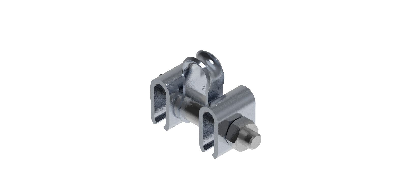 Dropper Clamp for 2 Contact Wires