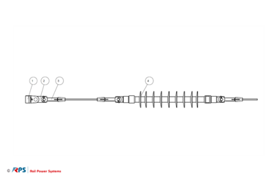 Feste Abspannung, Seil 50²-70²