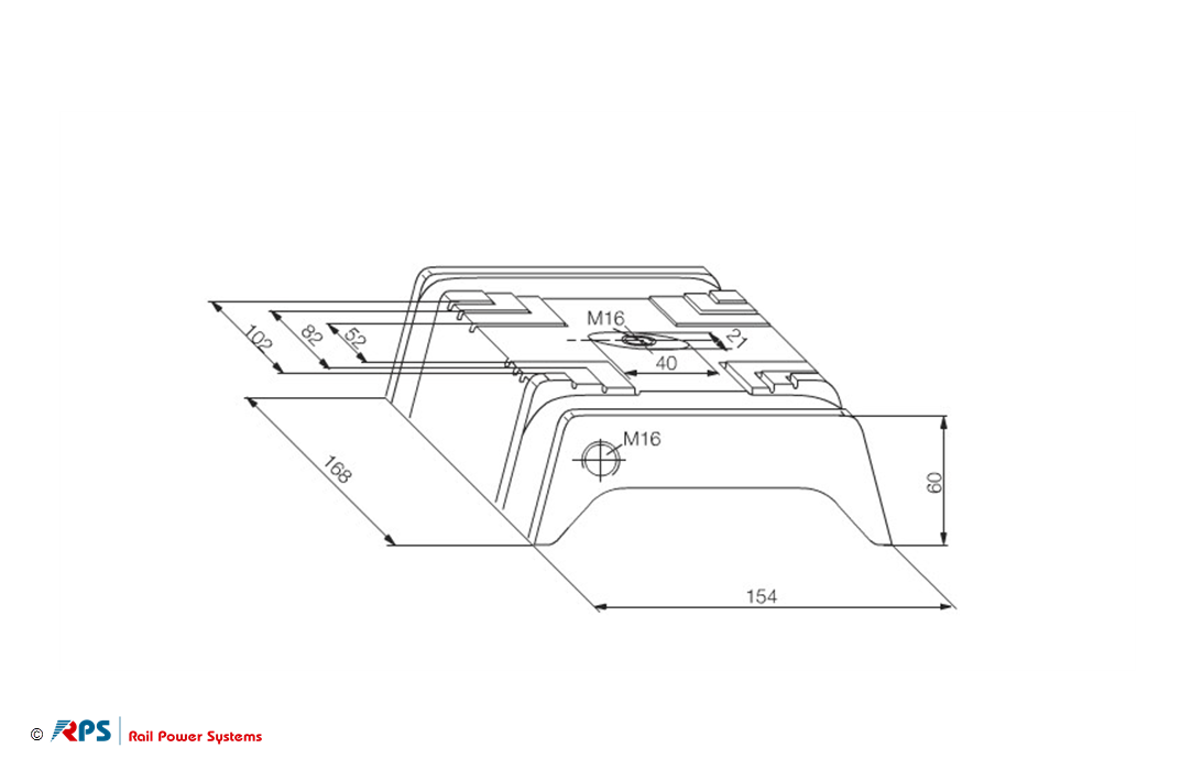 Adapter bracket (heavy-duty)