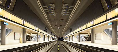 Overhead conductor rail