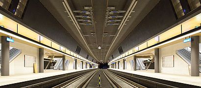 Overhead conductor rail