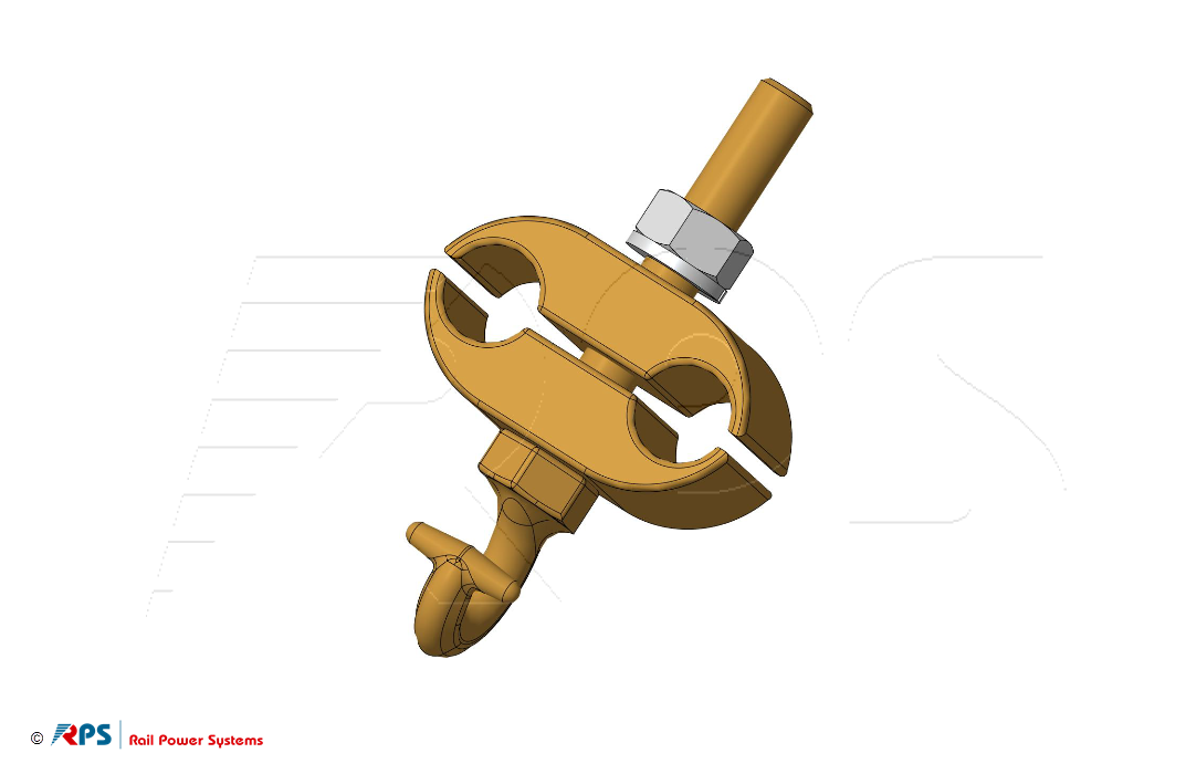 Dropper clip for wires