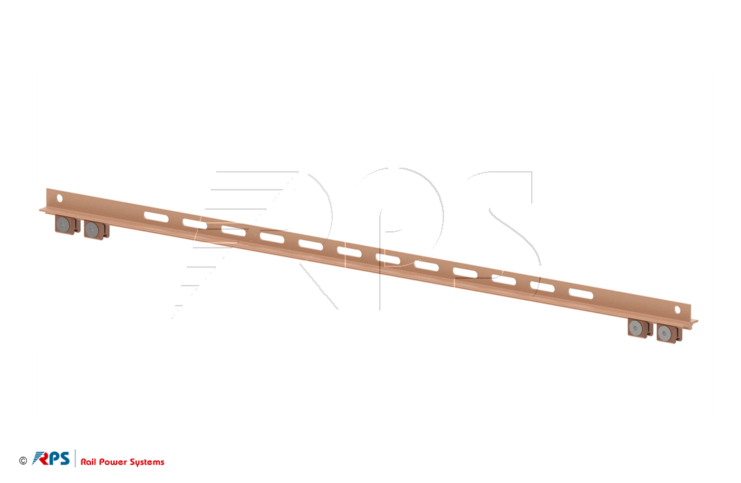 Contact wire crossing assembly