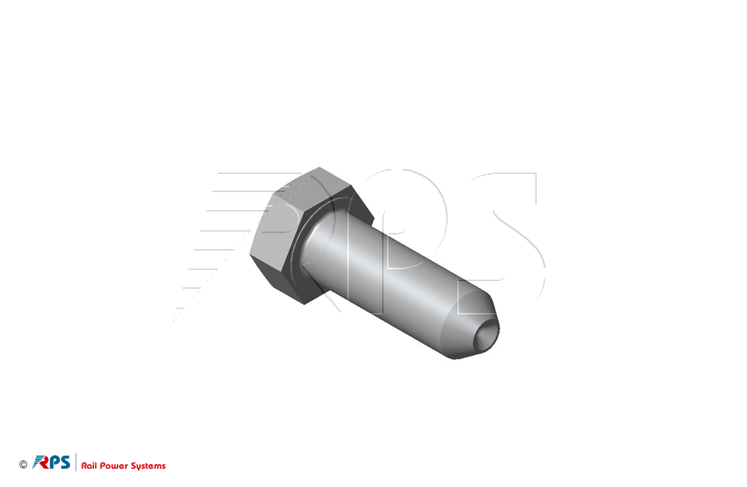Screw with cup point M12 x 35
