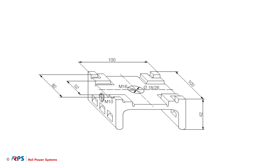 Adapter bracket (light-duty)