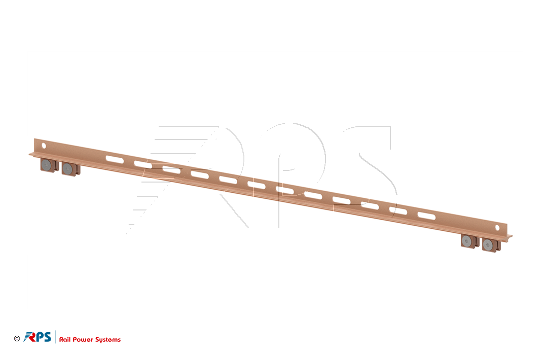 Contact wire crossing with droppers